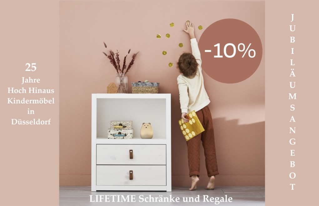 Zum Jubiläumsangebot LIFETIME Schrank und Regale